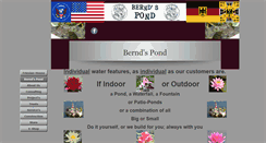 Desktop Screenshot of bernds-pond.com